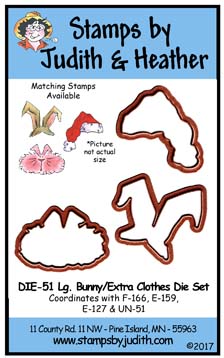 DIE-51 Bunny/Extra Clothes Die Set